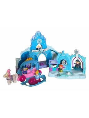 Fisher Price Little People Disney Frozen Cinderella Princess Lot Bundle Playset
